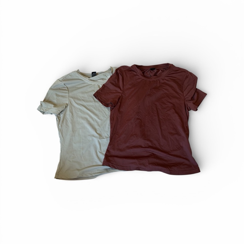 Set of Two bodycon shirts